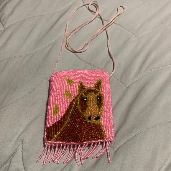 Small beaded horse purse - Picture 1 of 4